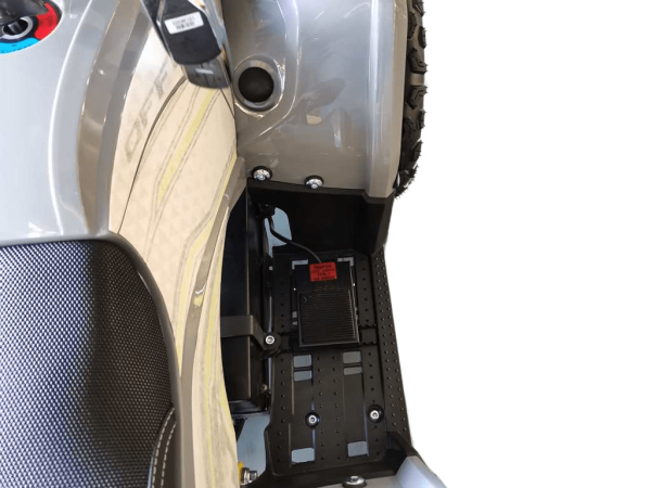 Электроквадроцикл детский Мотомир ORION 1000W серый/жёлтый (машинокомплект) | Мототека