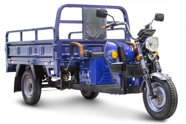 Грузовой электротрицикл Rutrike (Рутрайк) D4 1800 60V1500W синий | Мототека